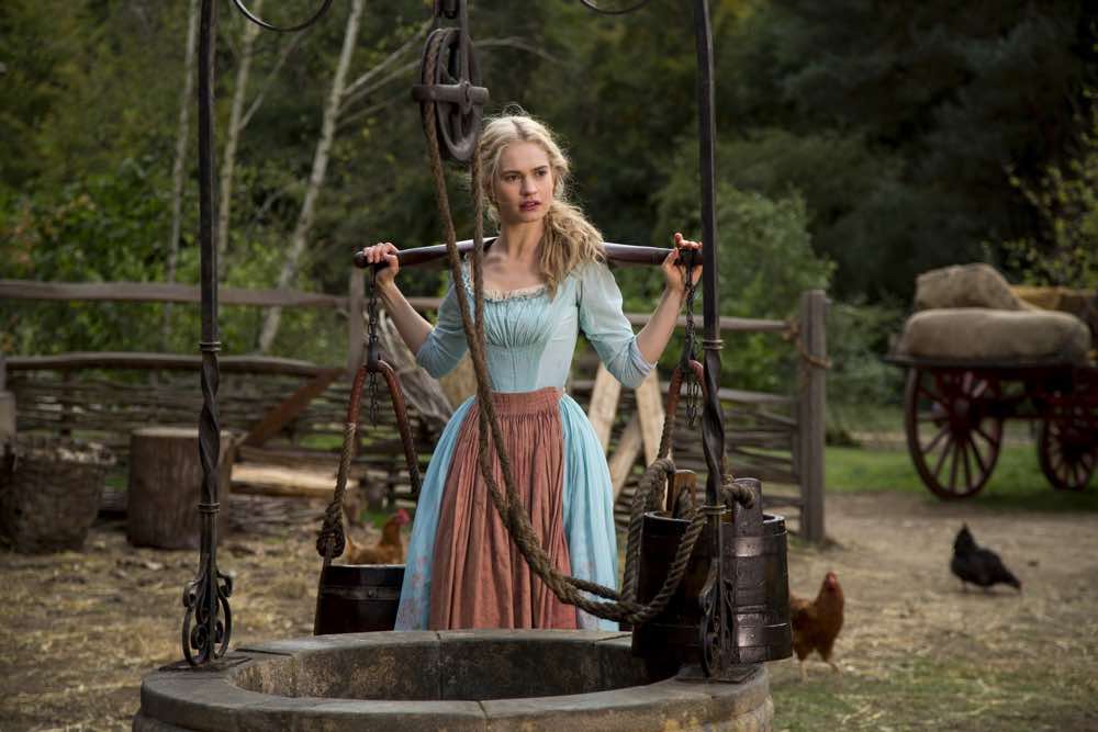 Lily James is Cinderella in Disney's live-action feature inspired by the classic fairy tale, CINDERELLA, which brings to life the timeless images in Disney's 1950 animated masterpiece as fully-realized characters in a visually-dazzlling spectacle for a whole new generation.